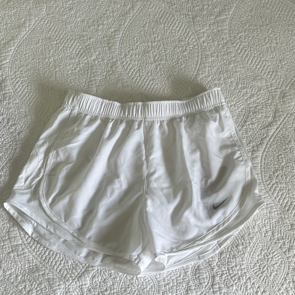 Nike Women's Dri-Fit White Shorts